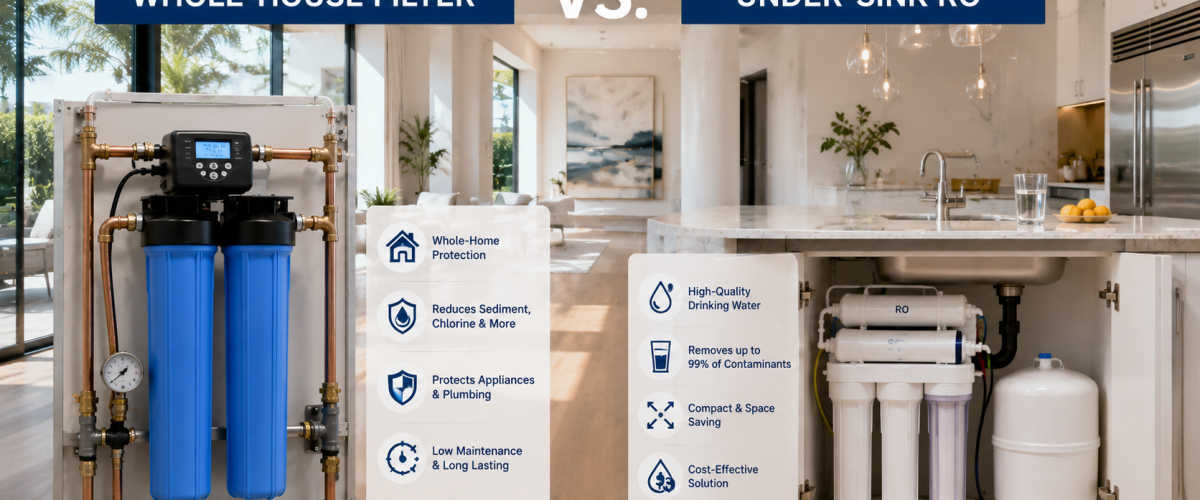 Comparing Whole-House Filter vs. Under-Sink RO in Irvine