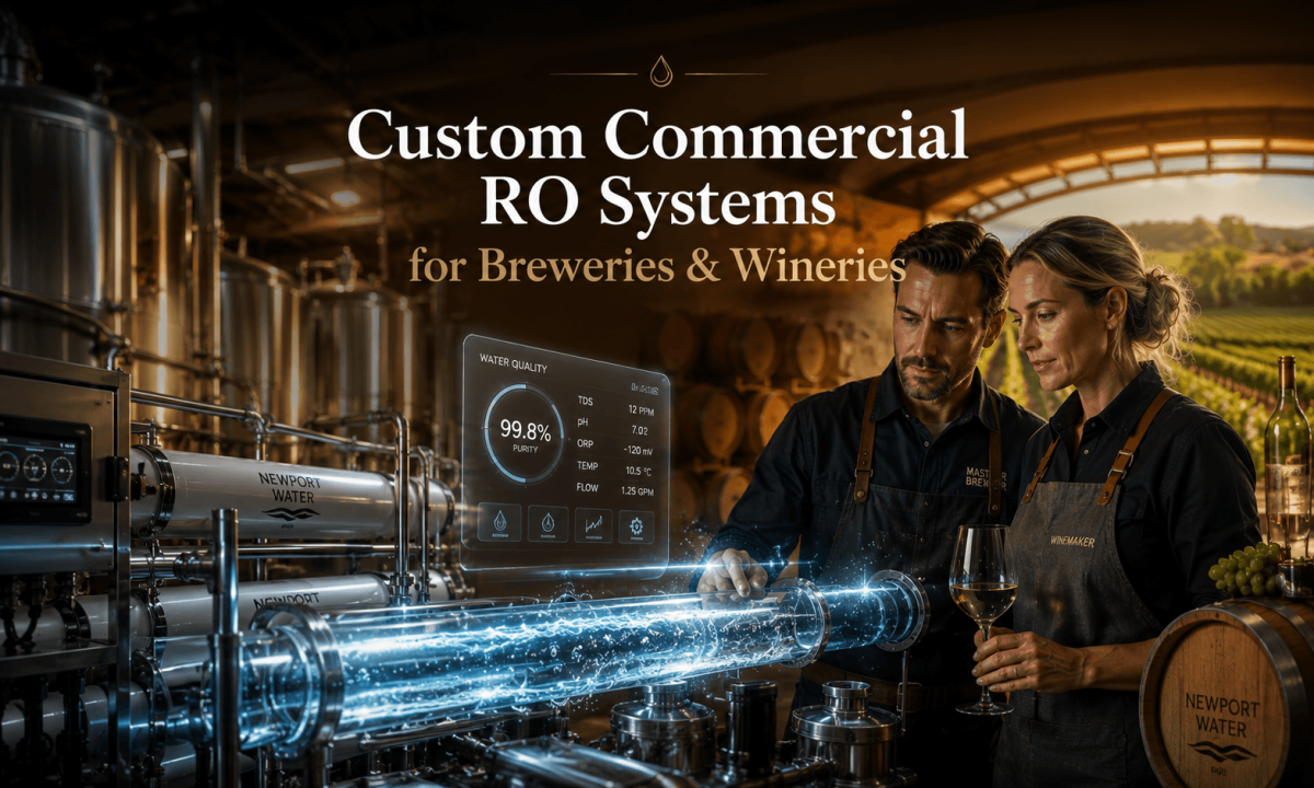 Custom RO systems for wineries and breweries