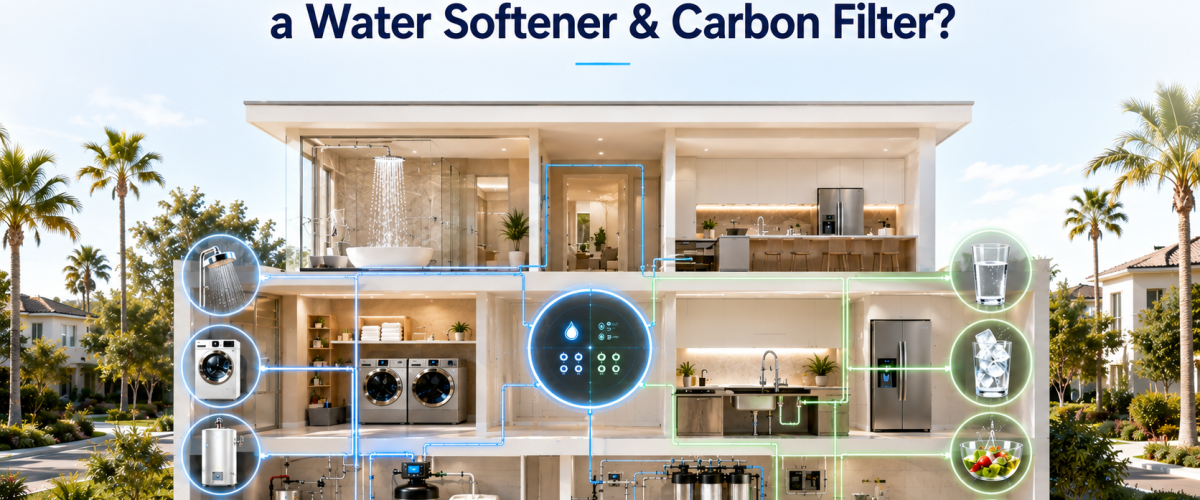 Do Irvine Homes Need Both a Water Softener & Carbon Filter?