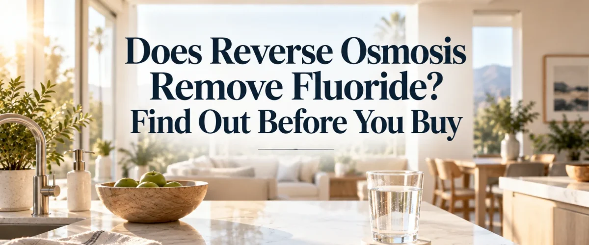 Sun-drenched Irvine kitchen counter and breakfast area setting the context for whether does reverse osmosis remove fluoride.