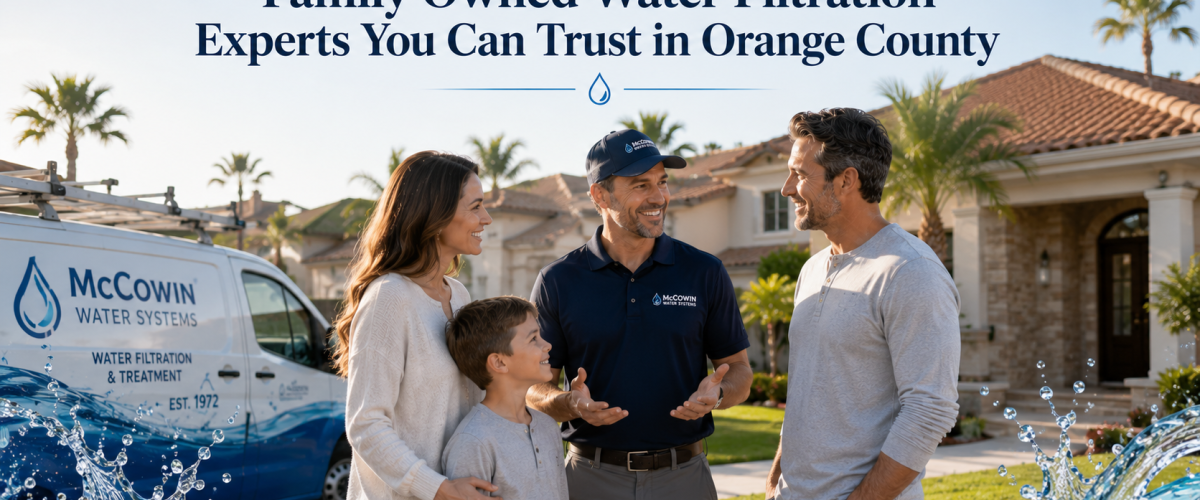 Family Owned Water Filtration Experts You Can Trust in Orange County