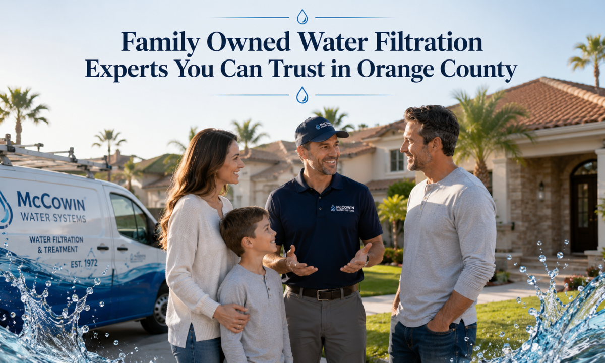 Family Owned Water Filtration Experts You Can Trust in Orange County