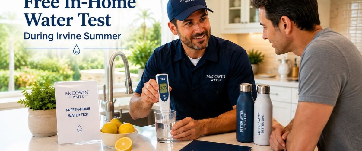 Free In-Home Water Test During Irvine Summer