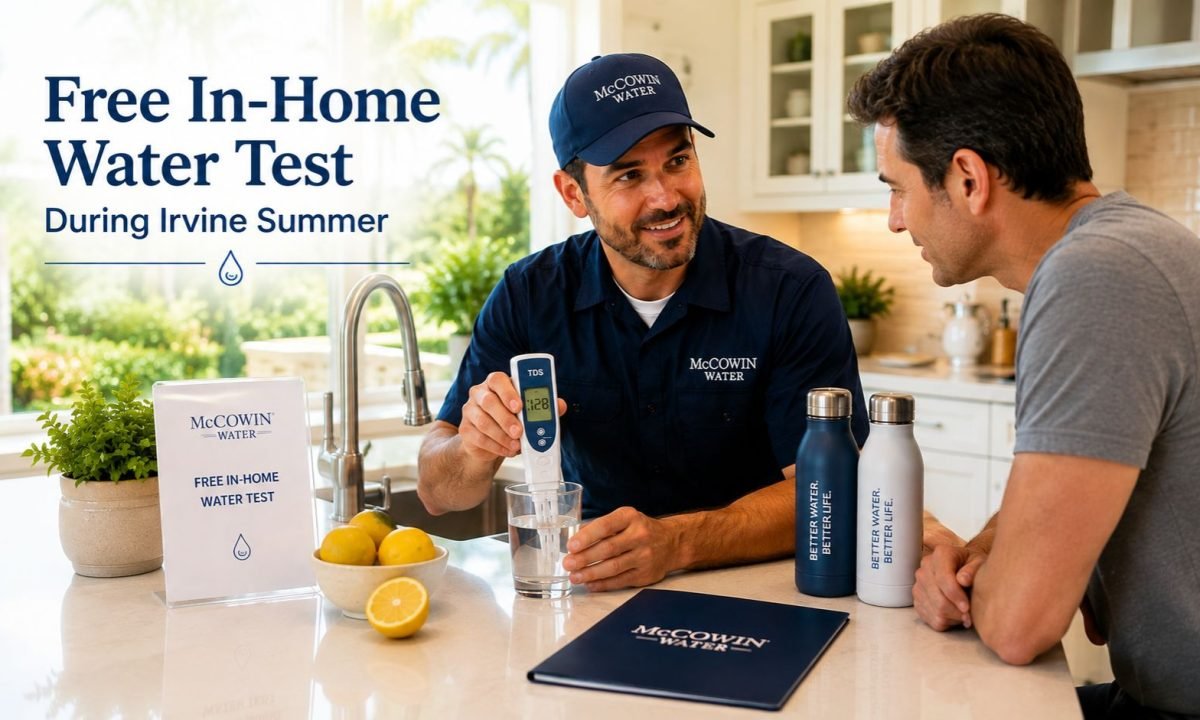Free In-Home Water Test During Irvine Summer