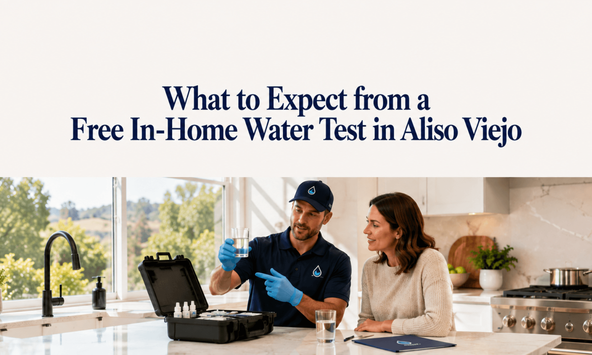 Free In-Home Water Test in Aliso Viejo