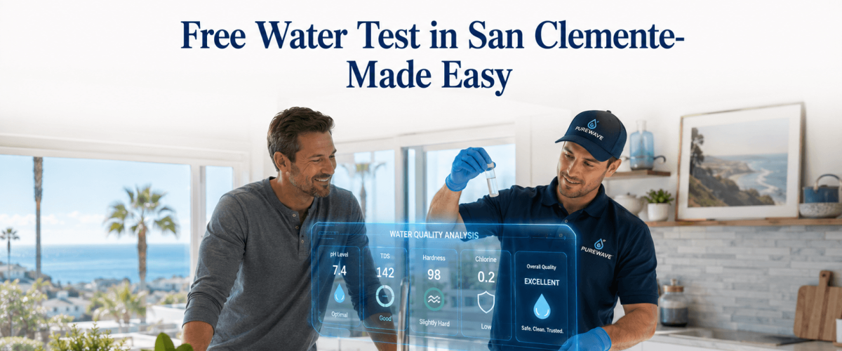 Free In-Home Water Test in San Clemente Made Easy