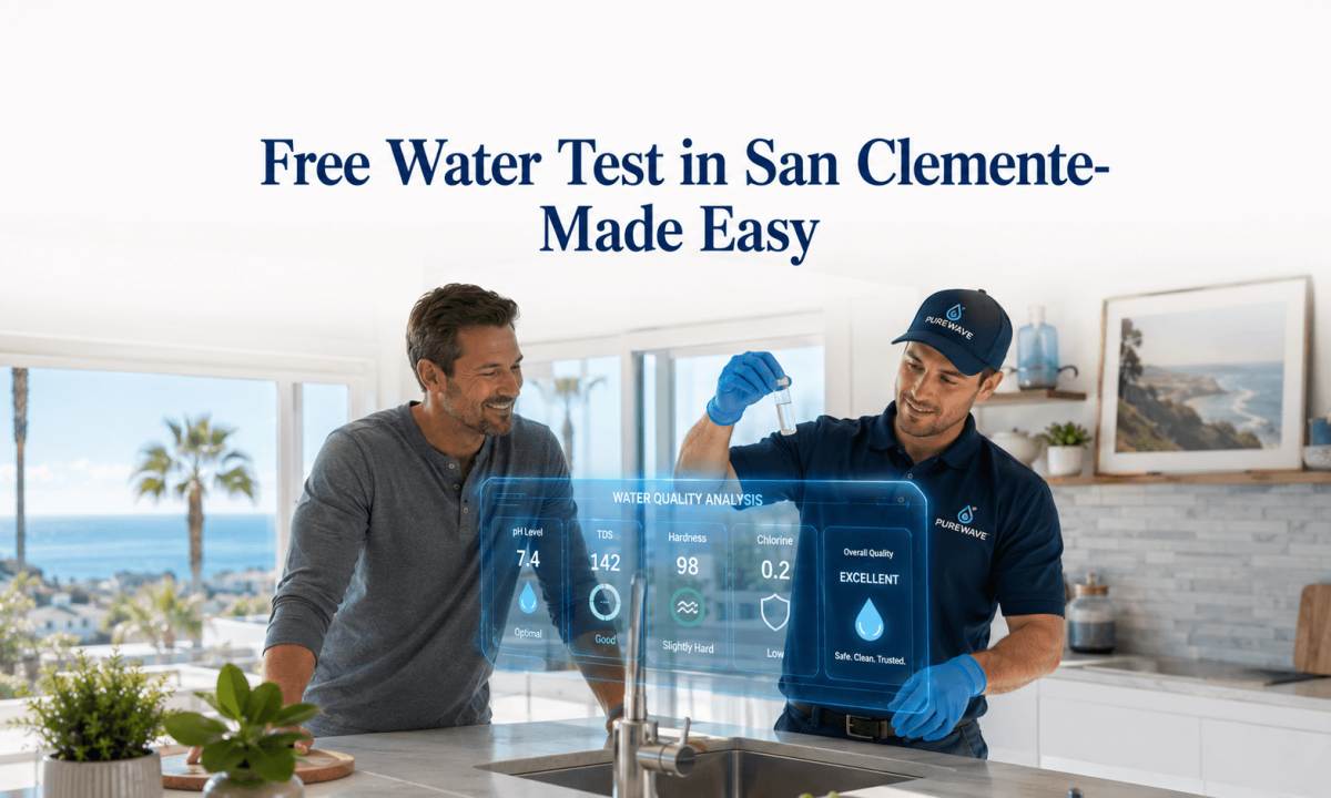 Free In-Home Water Test in San Clemente Made Easy