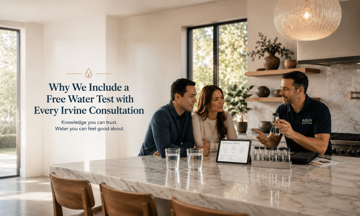 Free Water Testing With Irvine Consultations