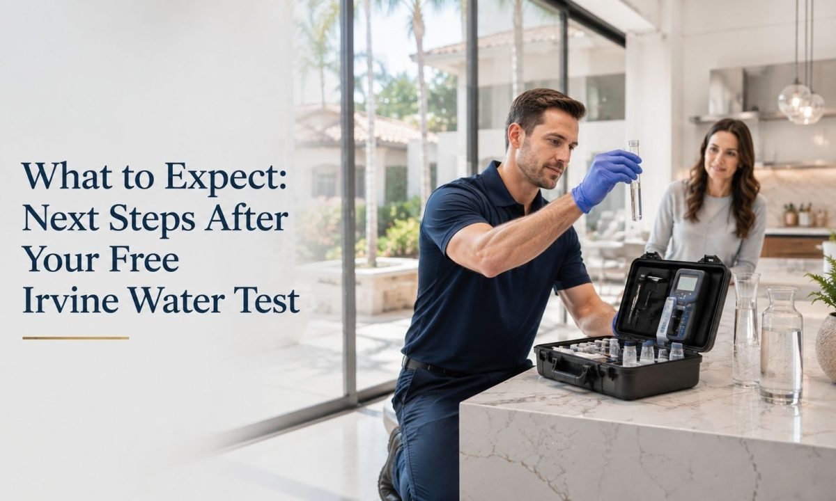 Free In-Home Water Test in Irvine