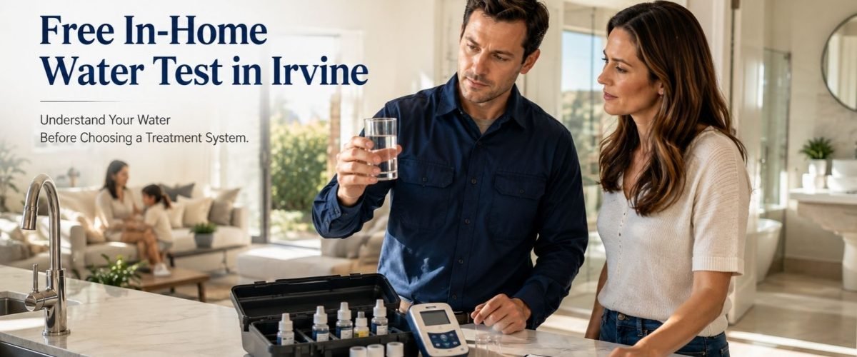Free in-home water test in Irvine
