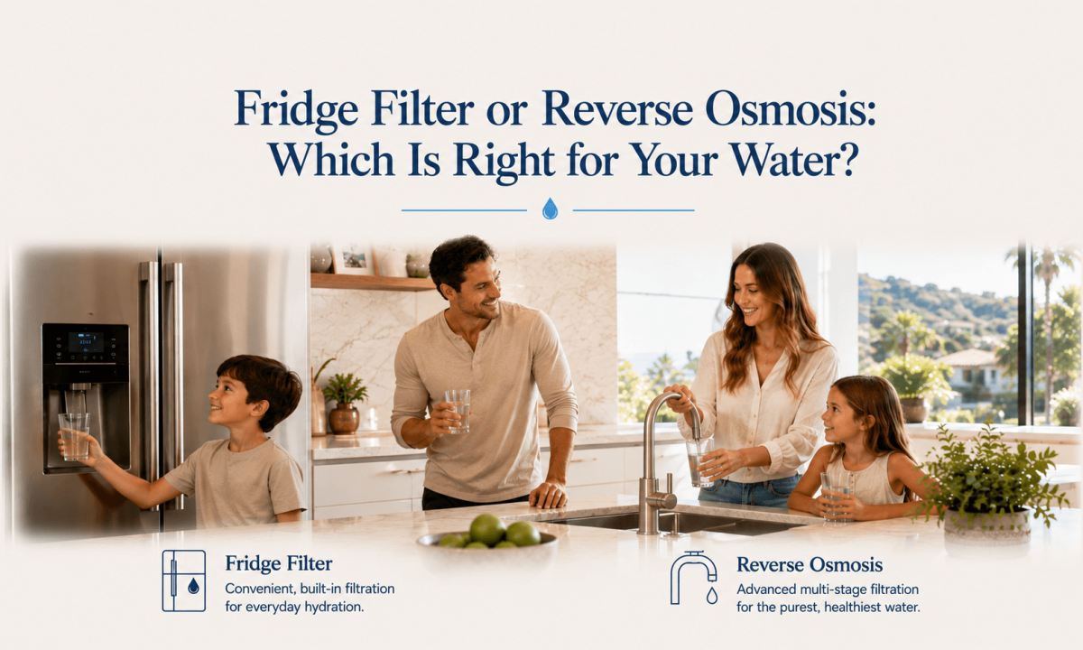 Fridge filter vs reverse osmosis water