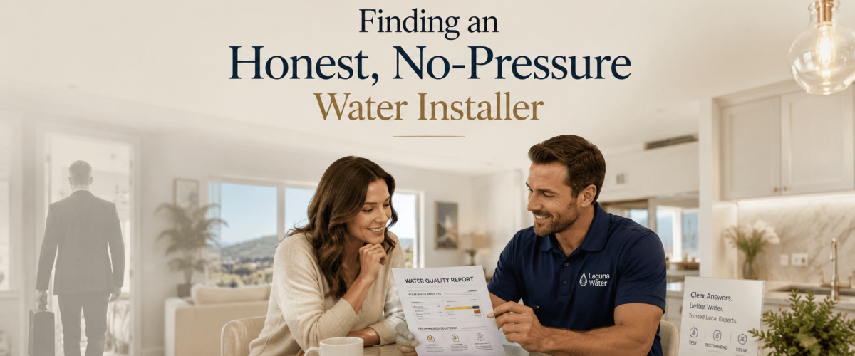 Honest water installer consultation