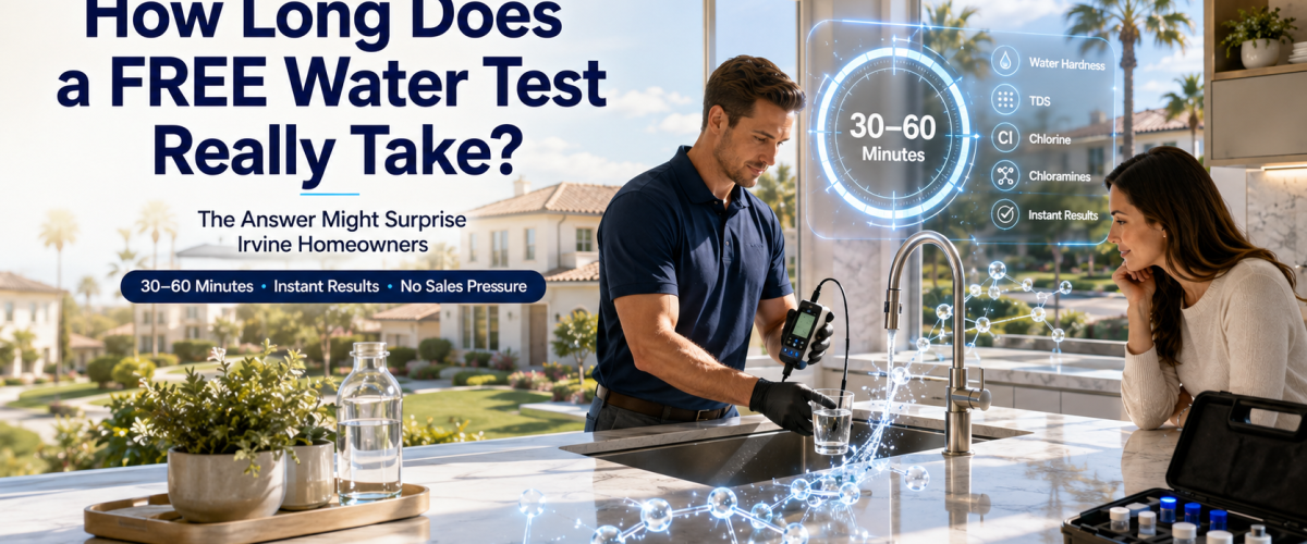 How Long Does a Free Water Quality Test Take in Irvine?