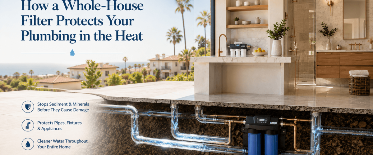 How a Whole-Home Filter Protects Your Plumbing in the Heat