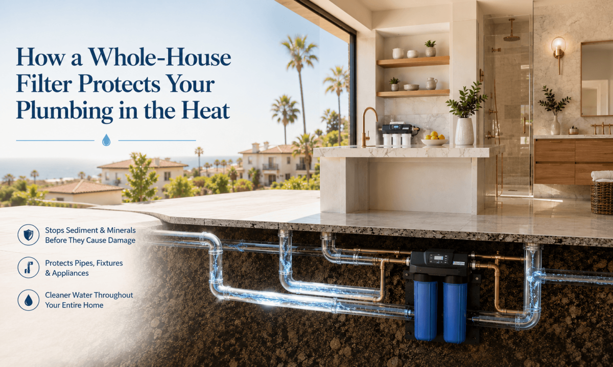 How a Whole-Home Filter Protects Your Plumbing in the Heat