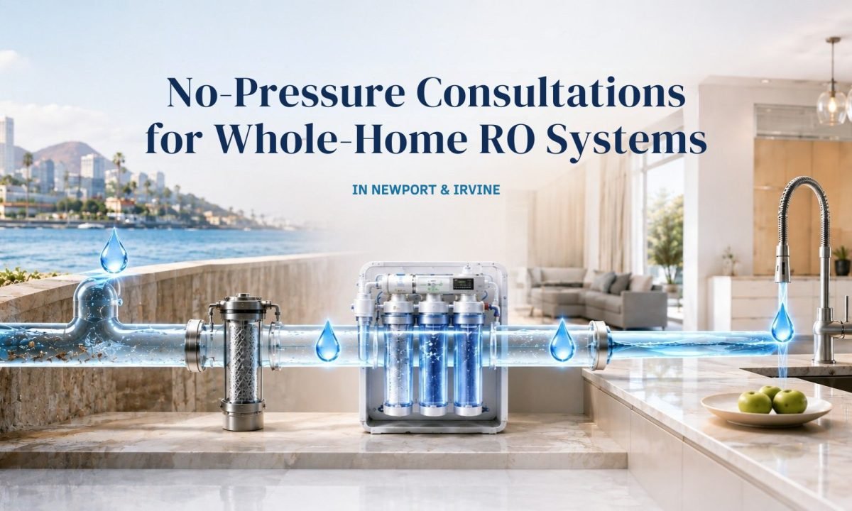 Illustration of Whole-Home RO Filtration improving household water quality