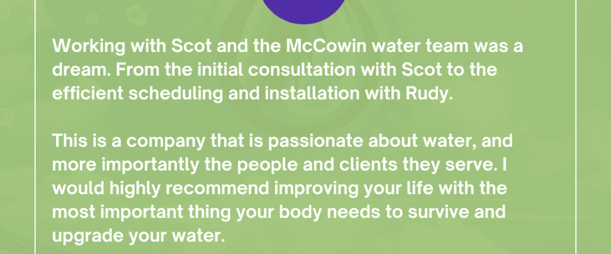 house water filtration