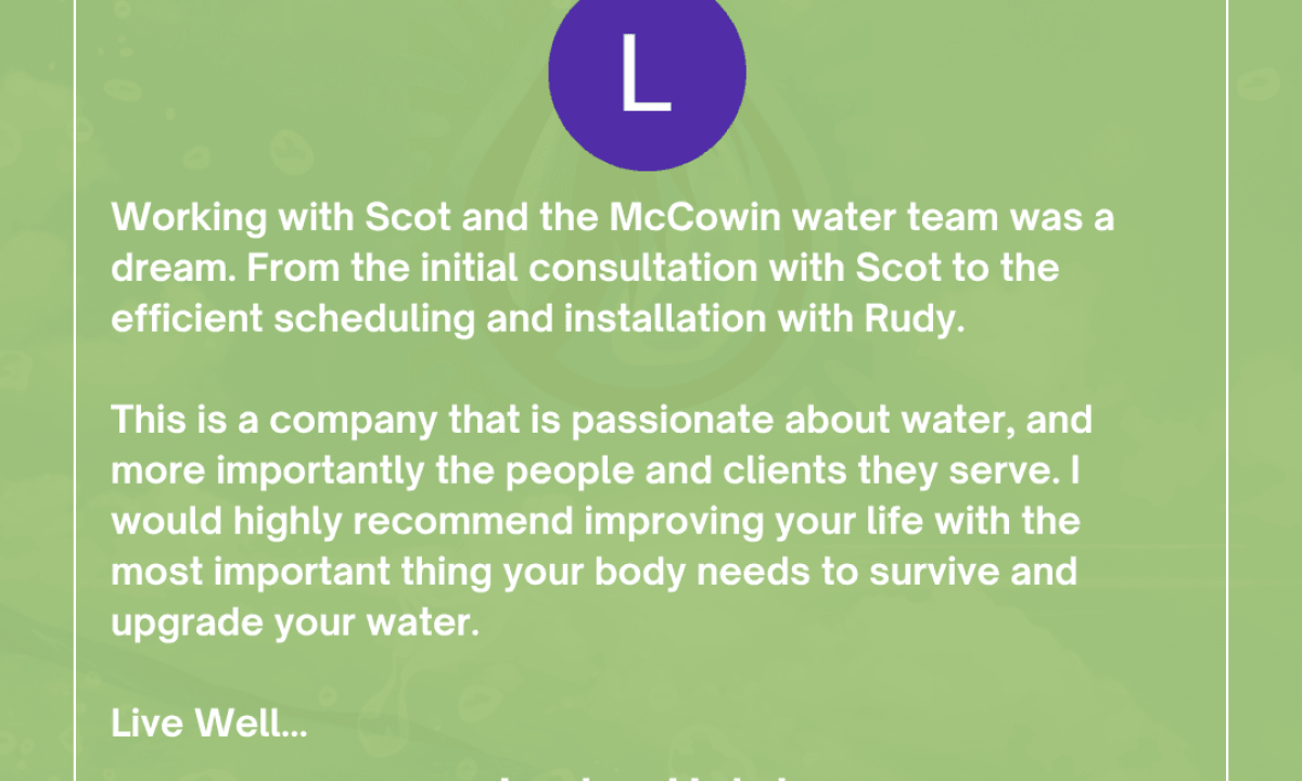 house water filtration