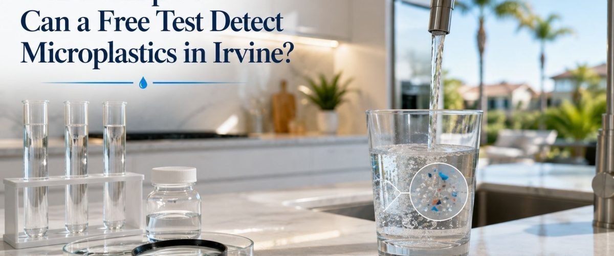 Microplastics and free in-home water testing in Irvine