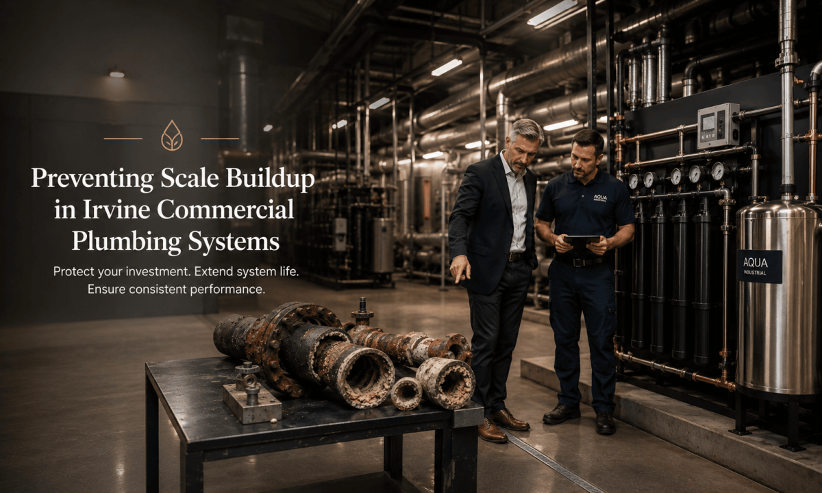 Preventing scale buildup in plumbing systems