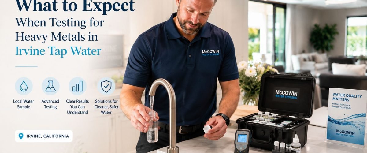 Professional testing for heavy metals in Irvine tap water