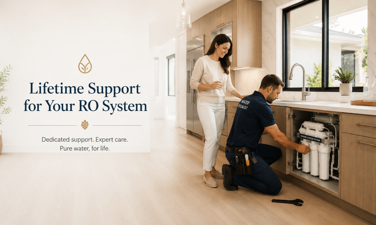 Residential reverse osmosis systems provide ongoing maintenance for long-term water performance