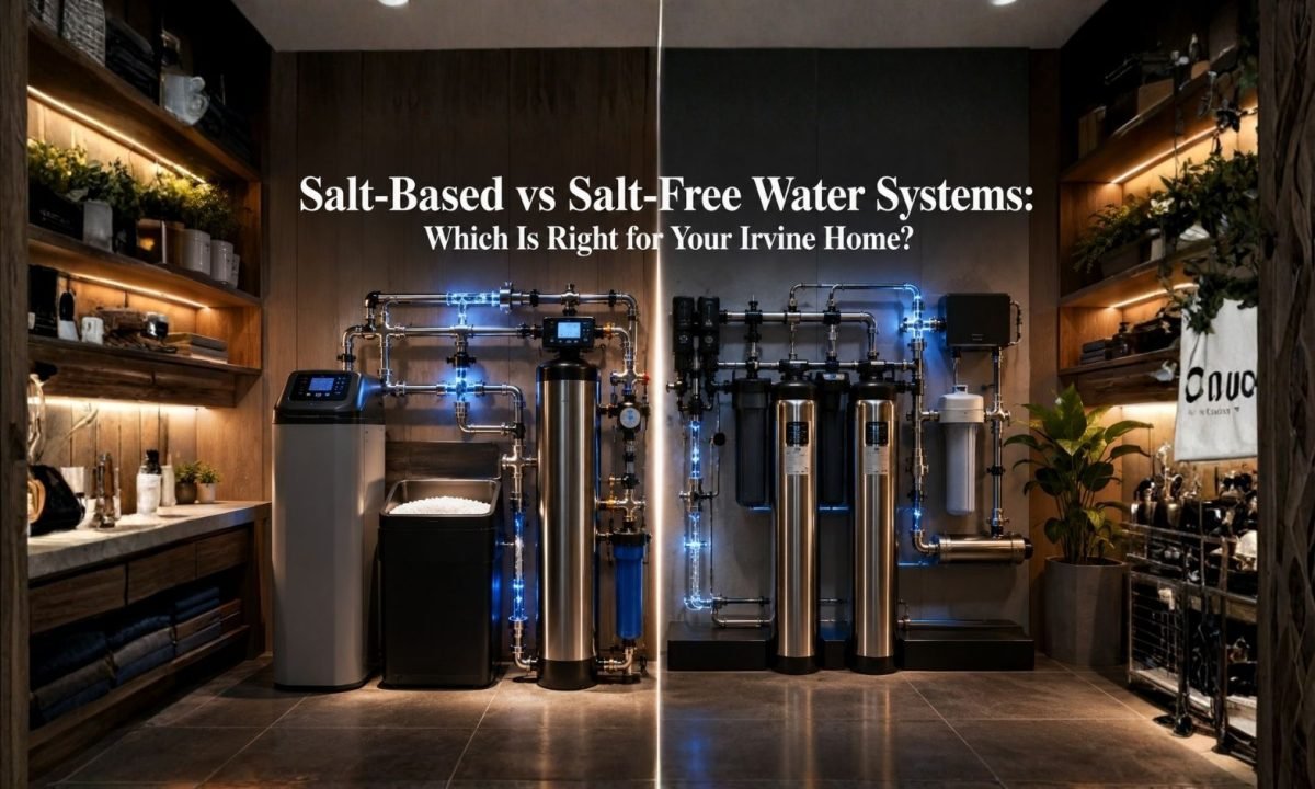 Salt-based vs salt-free water systems