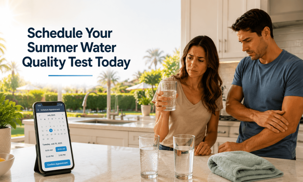 Schedule Summer In-Home Water Test in Irvine