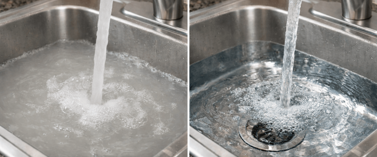 diagnostic-first free in-home water test Vs Standard test result