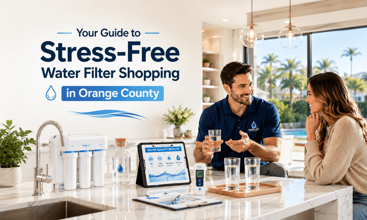 Stress-free water filtration consultation session