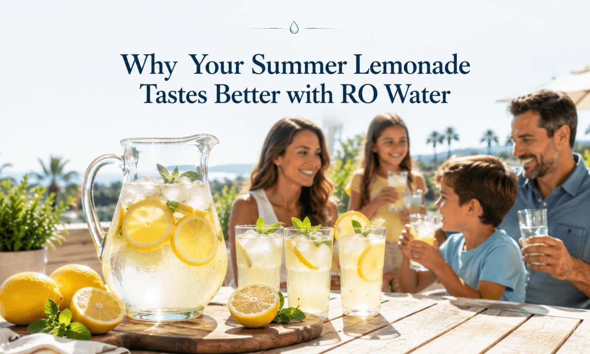 Summer Lemonade Tastes Better with RO Water