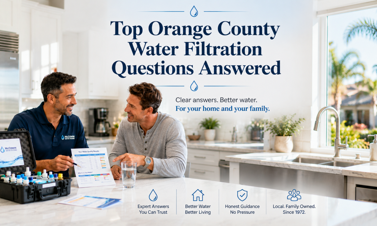 op Water Filtration Questions from Orange County Residents