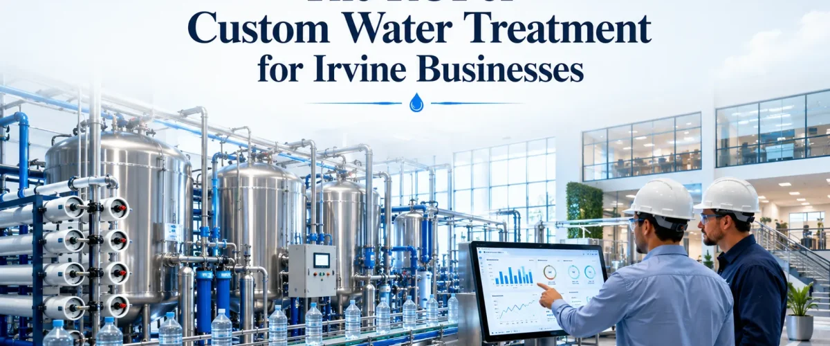 Water treatment system installed for an Irvine business to improve efficiency, protect equipment, and maximize long-term ROI