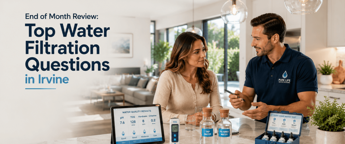Water filtration consultation