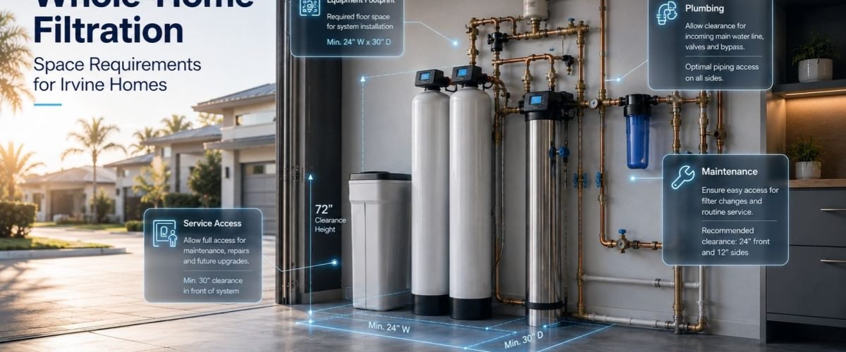 Whole-Home Filtration space requirements for an Irvine home
