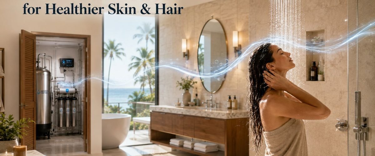 Whole-home filtration for skin and hair in an Irvine home