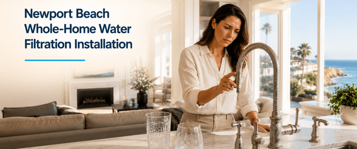 Whole-home water filtration solution