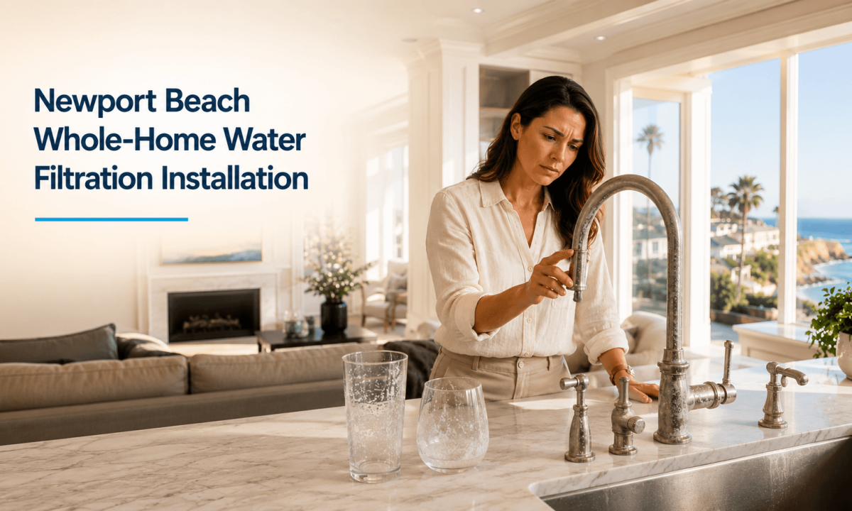 Whole-home water filtration solution