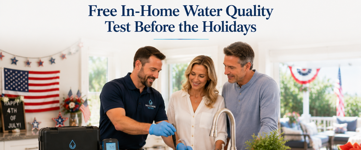 free in home water quality test in orange county before holidays