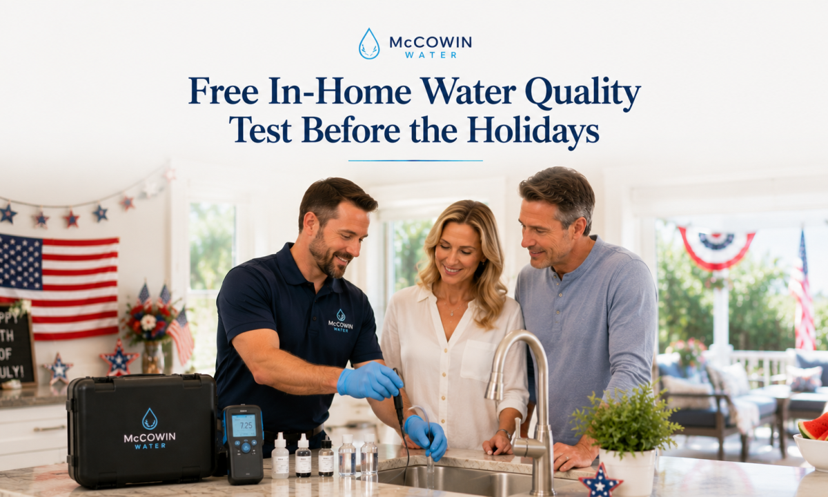 free in home water quality test in orange county before holidays