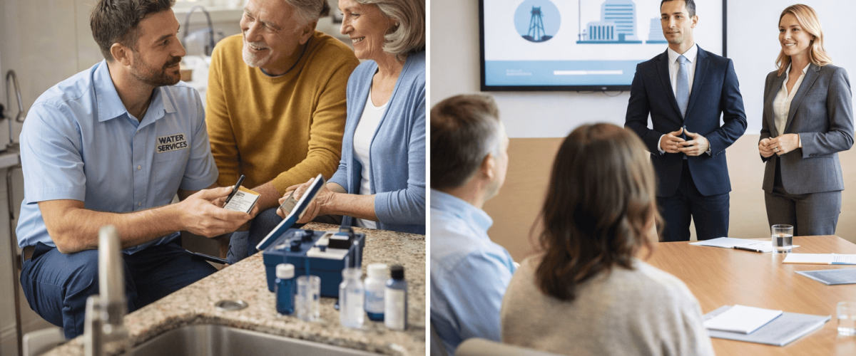 McCowin Water vs competitors free in-home testing-local vs franchise water companies