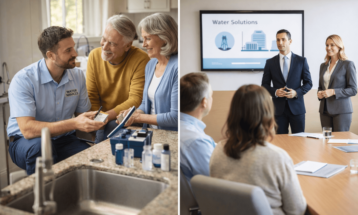 McCowin Water vs competitors free in-home testing-local vs franchise water companies