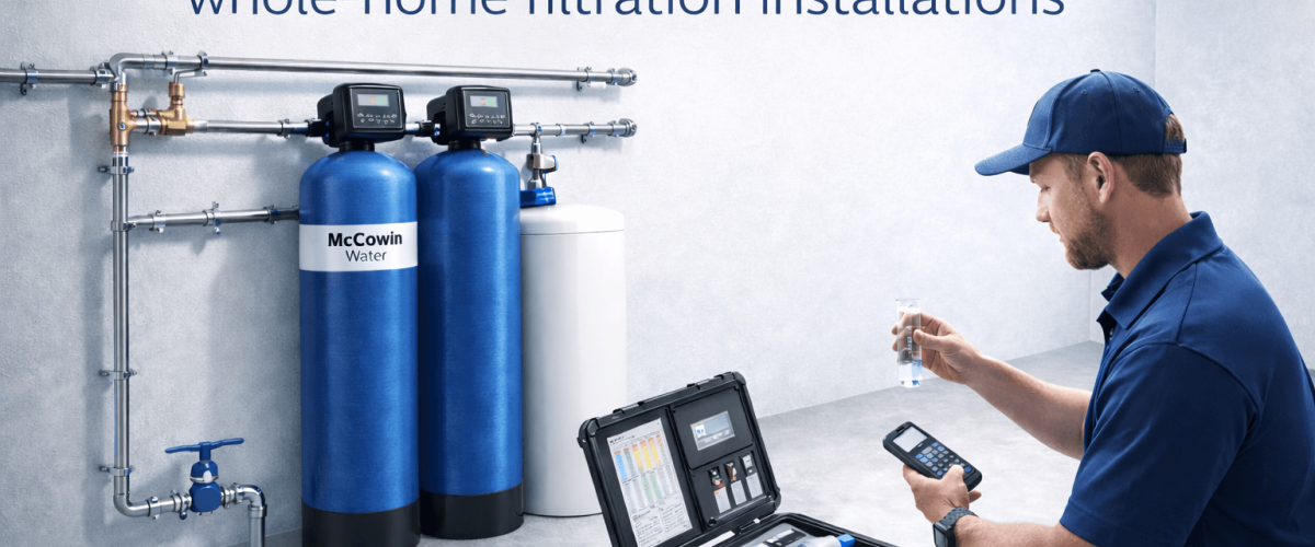 Diagnostic-first approach for whole-home filtration installations