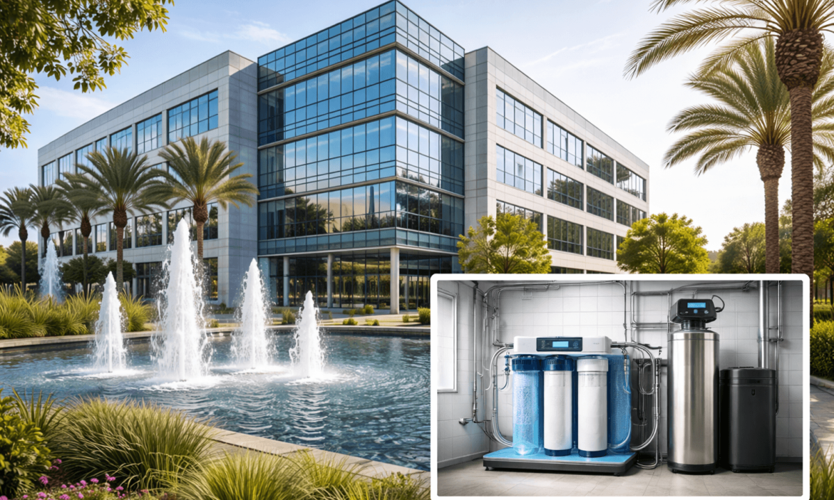 customized commercial water treatment system with maintenance
