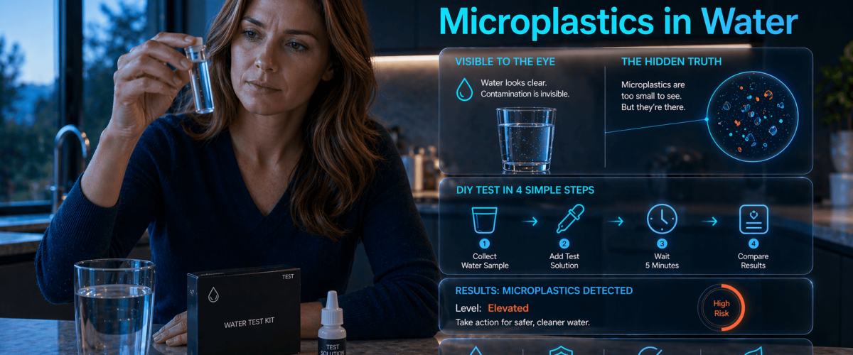test for microplastics in water at home